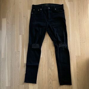 ORO Classic Black Denim Jeans